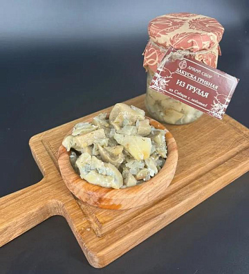 Фото Закуска грибная из груздя