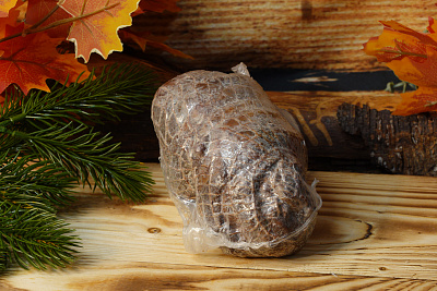 Превью Рулет из пашины северного оленя копченый