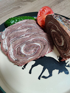 Превью Рулет из пашины лося