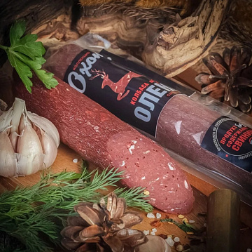 Фото Сыровяленая колбаса из оленя