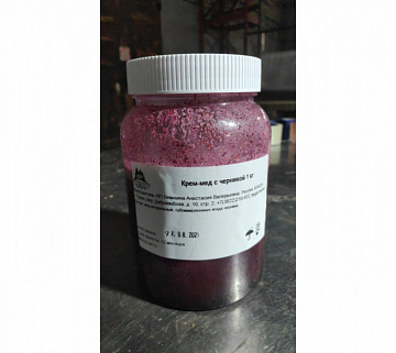 Фото Крем-мед с черникой 1 кг.